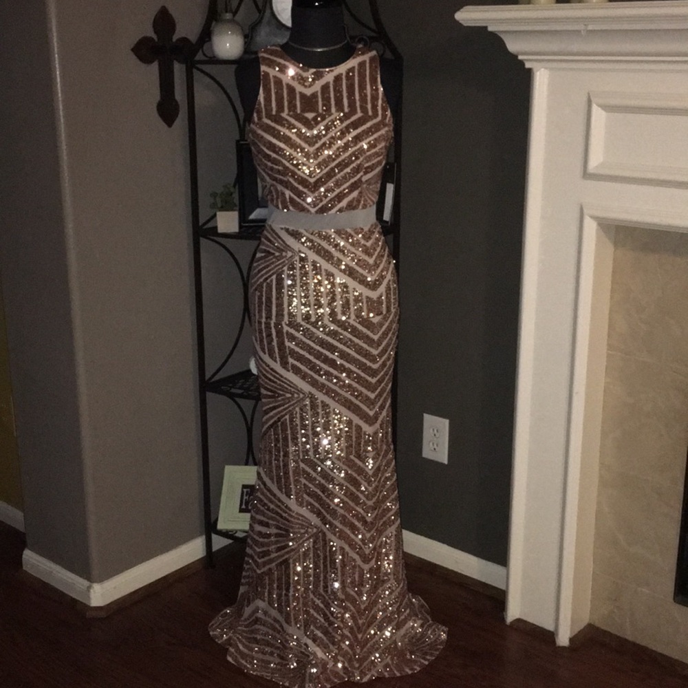 EVA Formal Sequined Dress